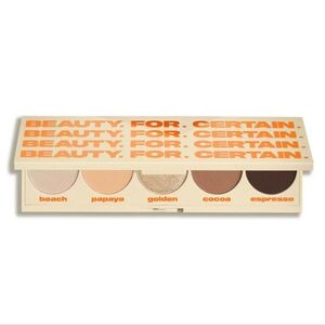Beauty For Certain Playa To Palazzo 5 Color Eyeshadow Palette BNIB